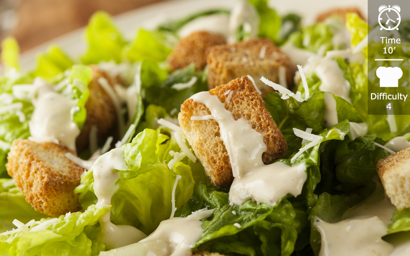 Homemade Caesar’s salad dressing